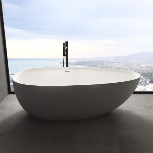 stone bathtub